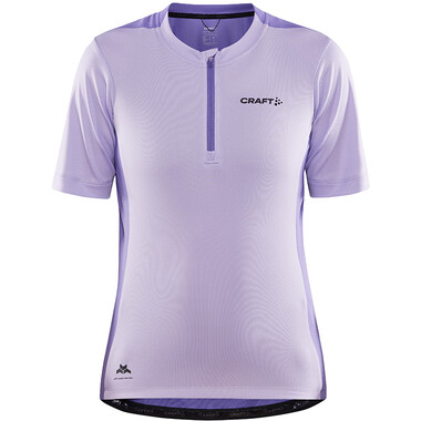 CRAFT CORE OFFROAD Women's Short-Sleeved Jersey Lavender 2023 0